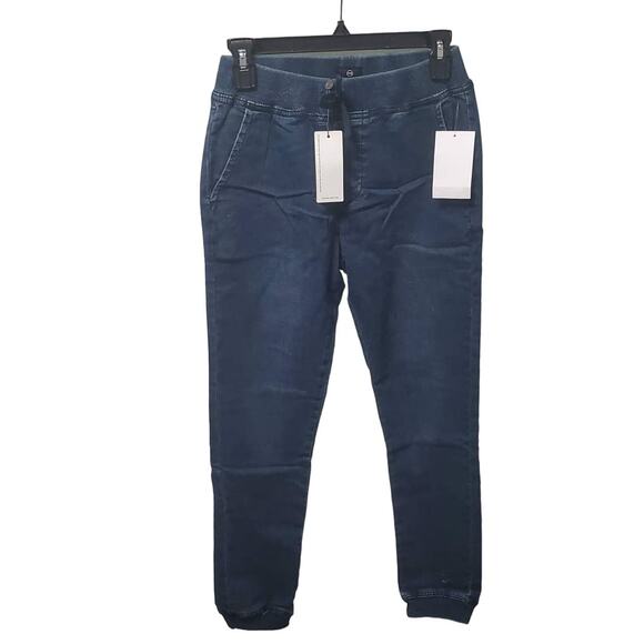 Ag Adriano Goldschmied Kids The Luke Denim Jogger Pants Big Boy's Size Large - Picture 1 of 13
